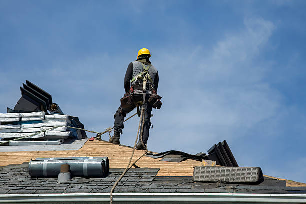 Professional Roofing technician working in New Waterford, OH